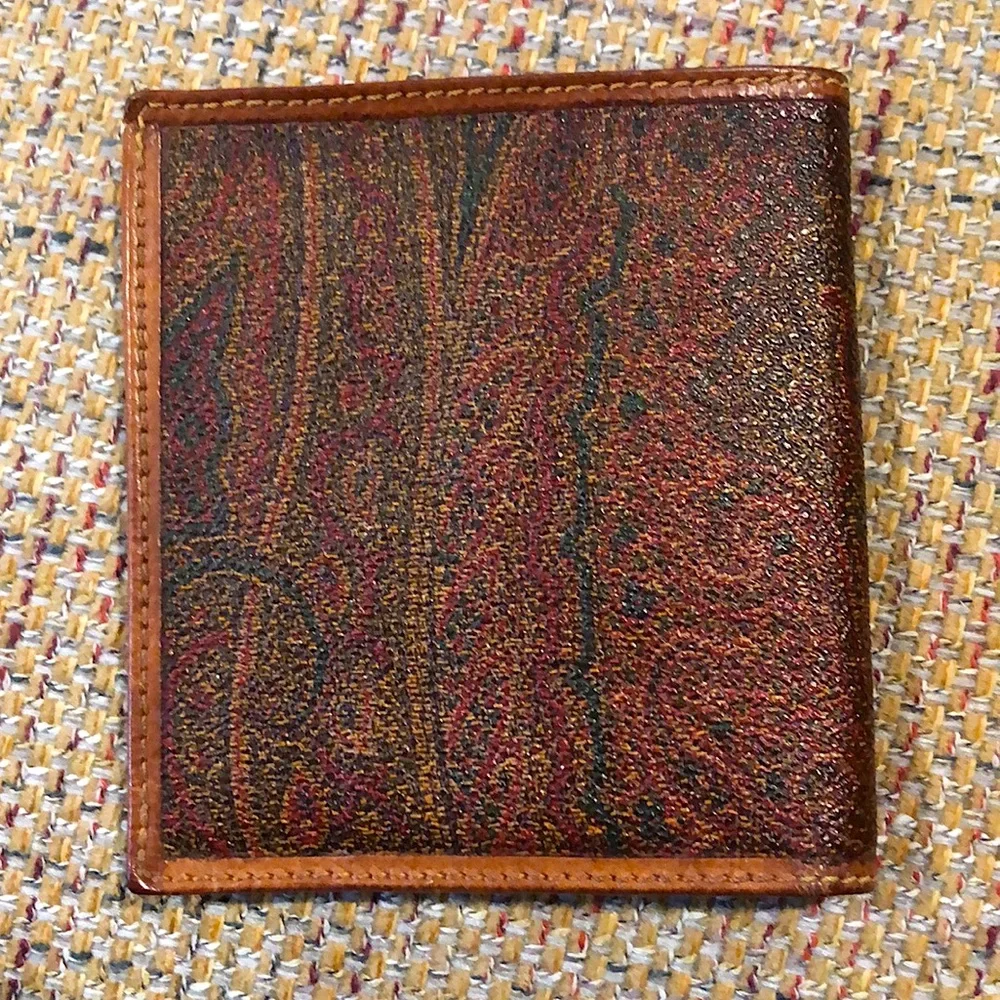 ETRO Milano Paisley Bifold Wallet Excellent Condition
